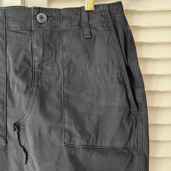 Hudson Jeans Los Angeles black lulu skirt distressed 23 - Picture 6 of 12